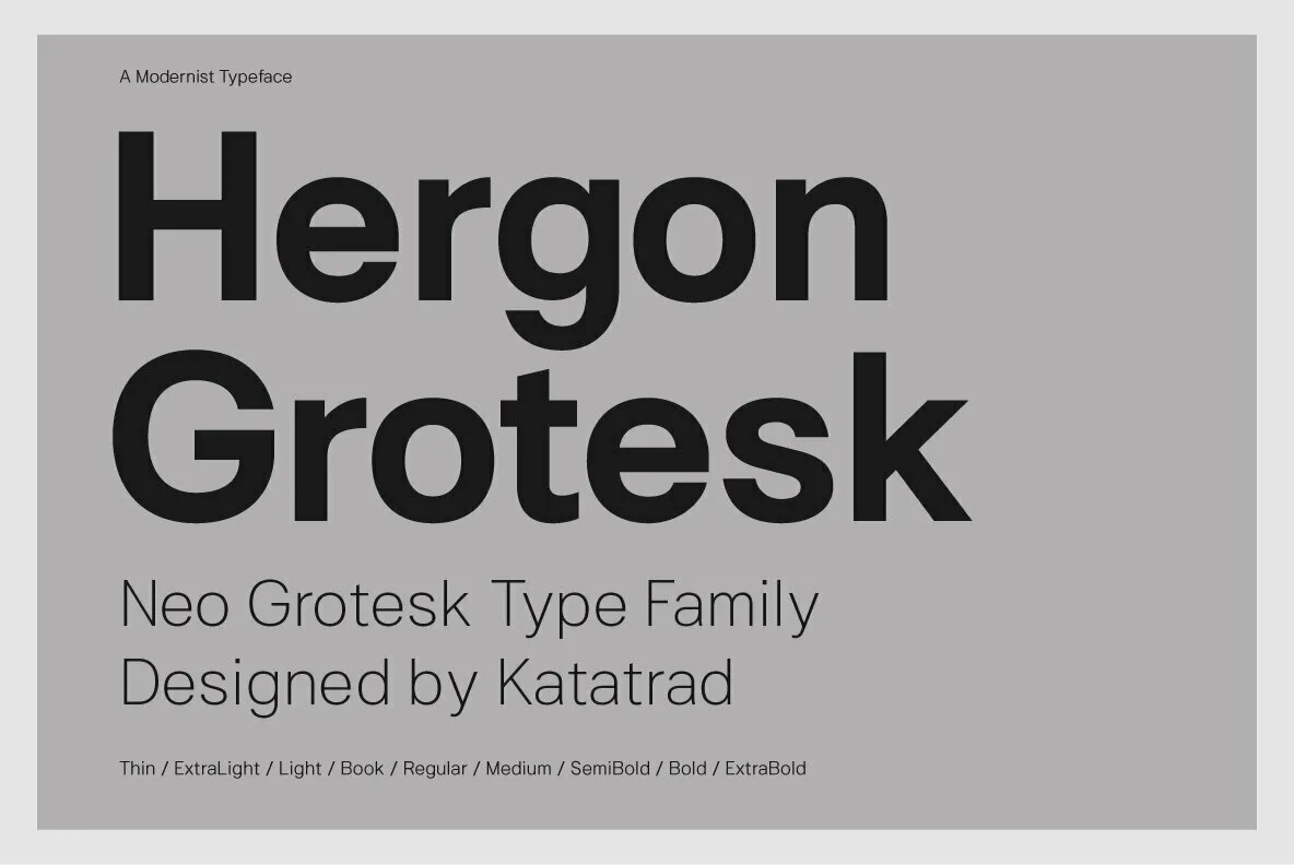 Hergon Grotesk