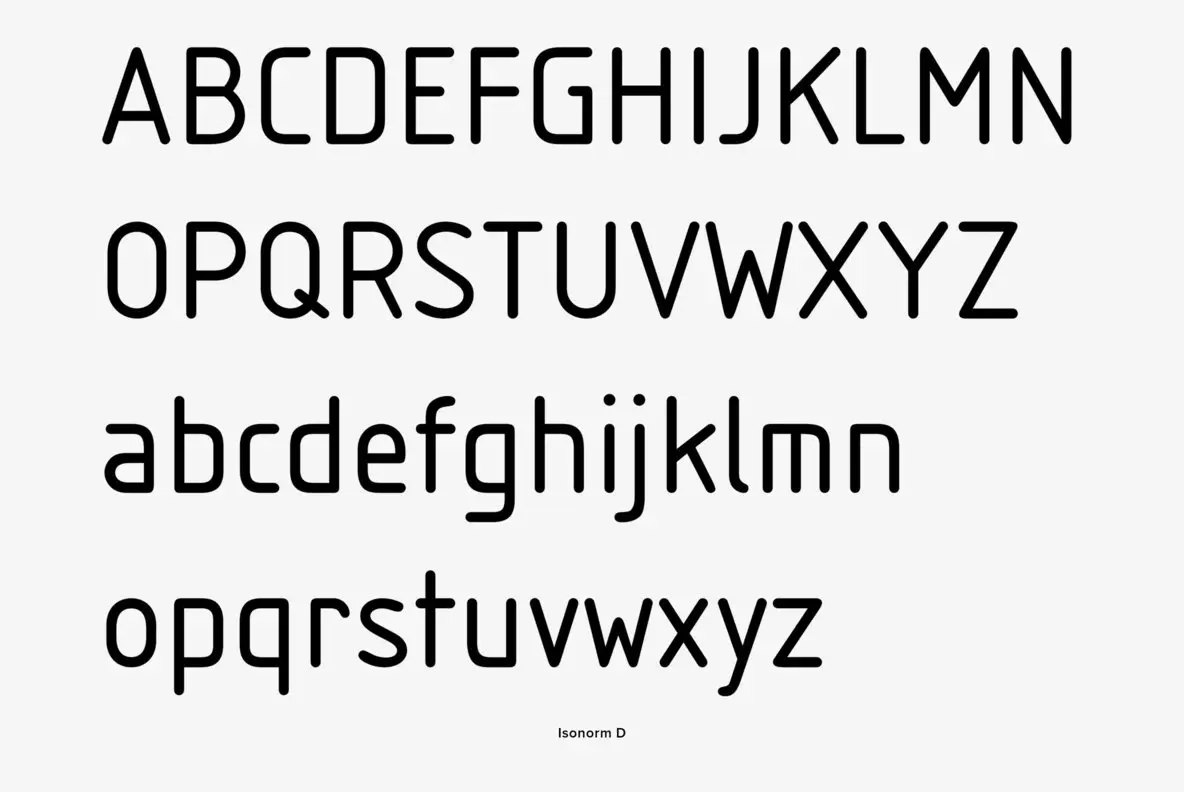 Isonorm Font - YouWorkForThem