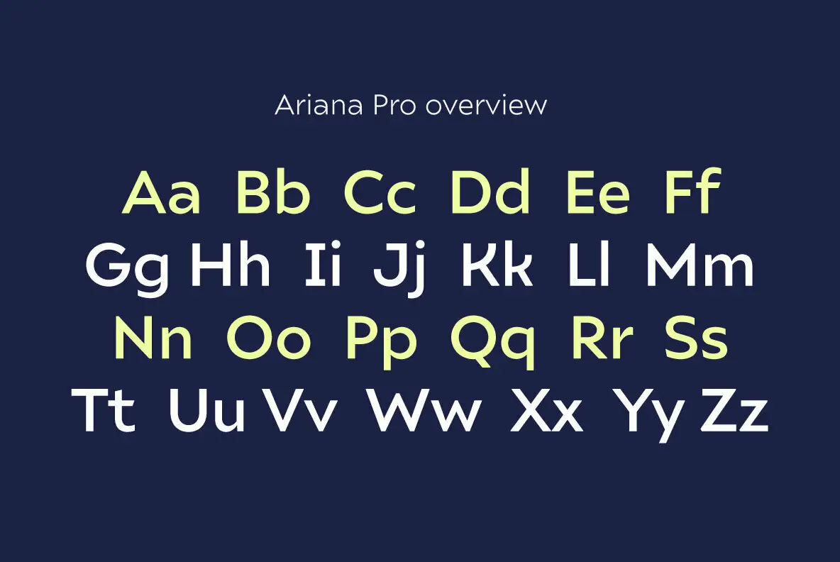 Ariana Pro Font YouWorkForThem
