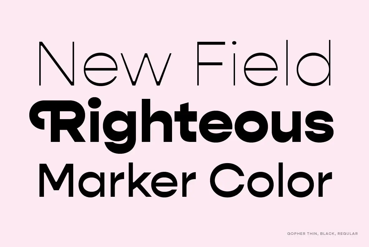 Gopher Font - YouWorkForThem