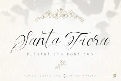Santa Fiora SVG Font Duo