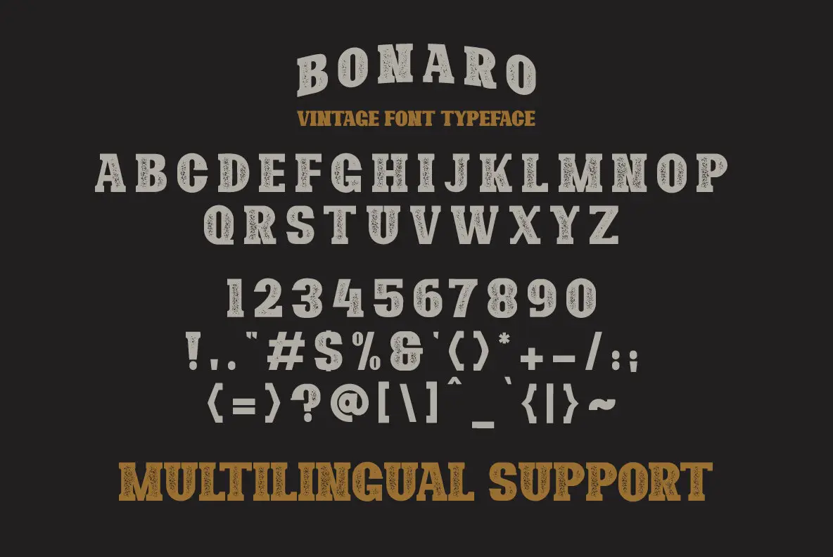 Bonaro Font - YouWorkForThem