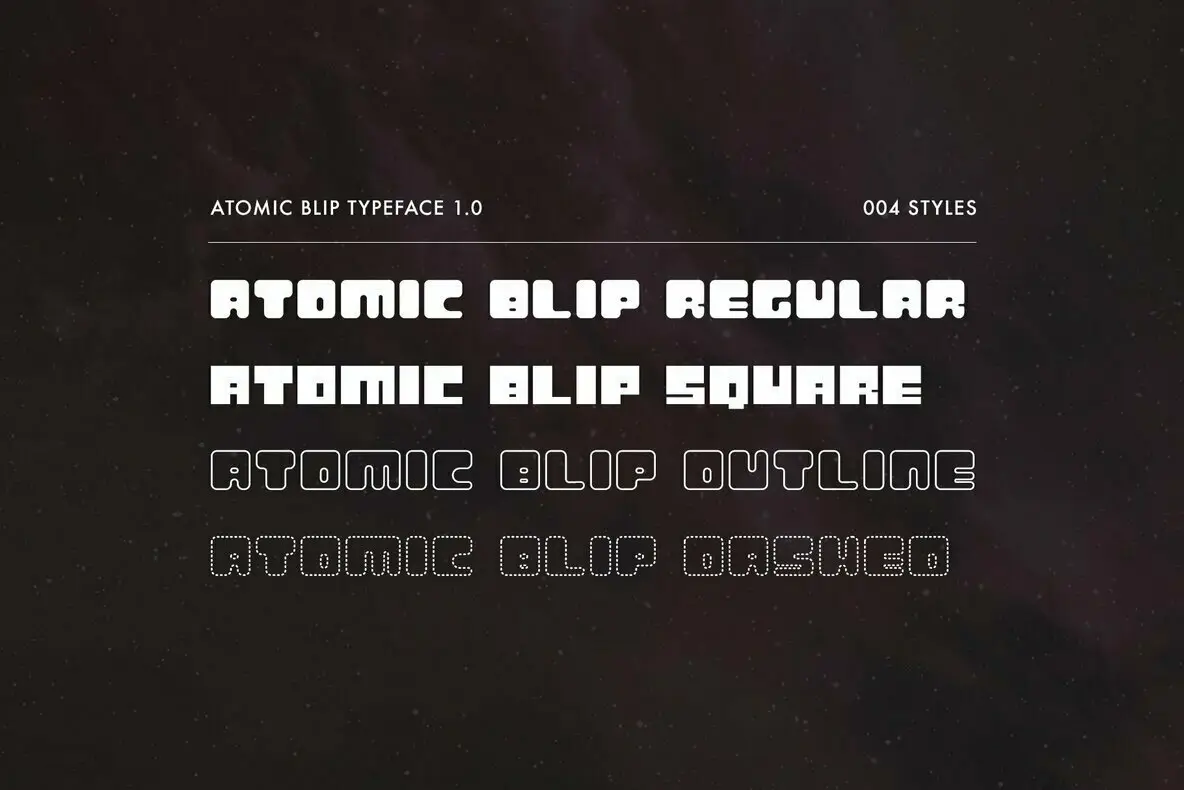Atomic Blip Font - Fontpath