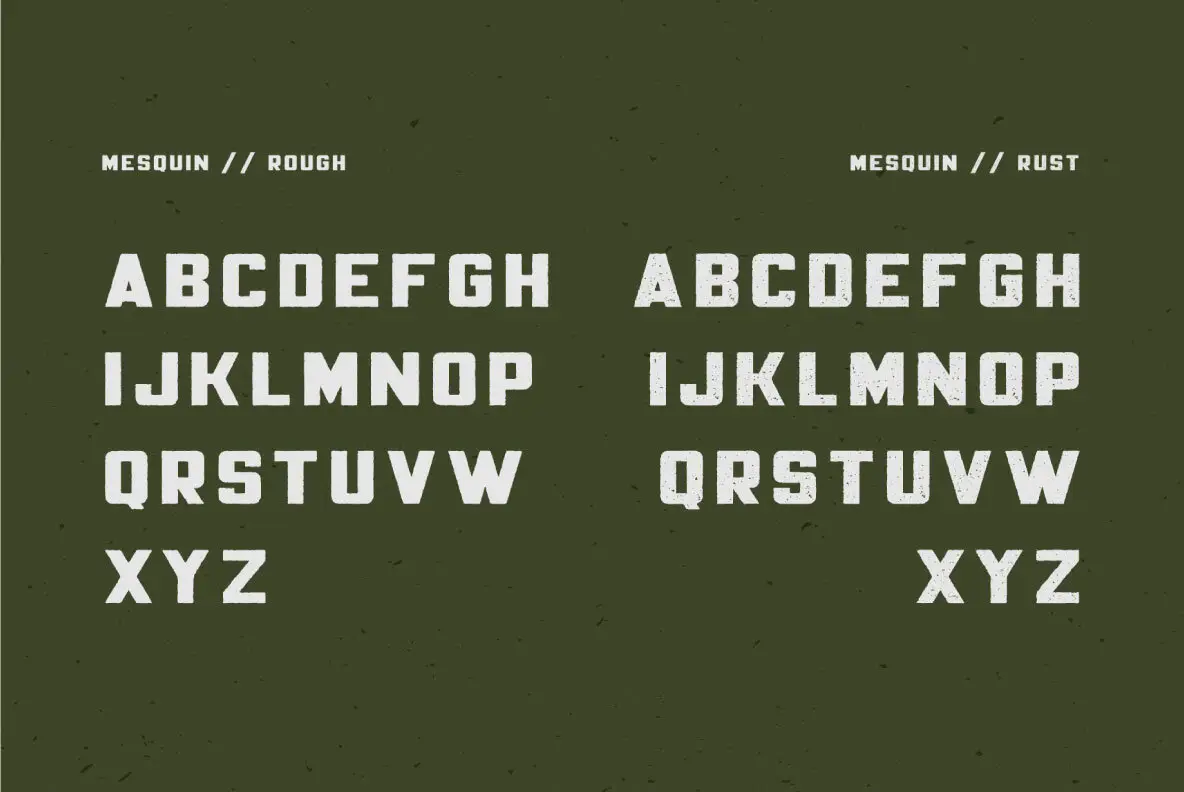 Mequwin Mesquin Font - FontPath