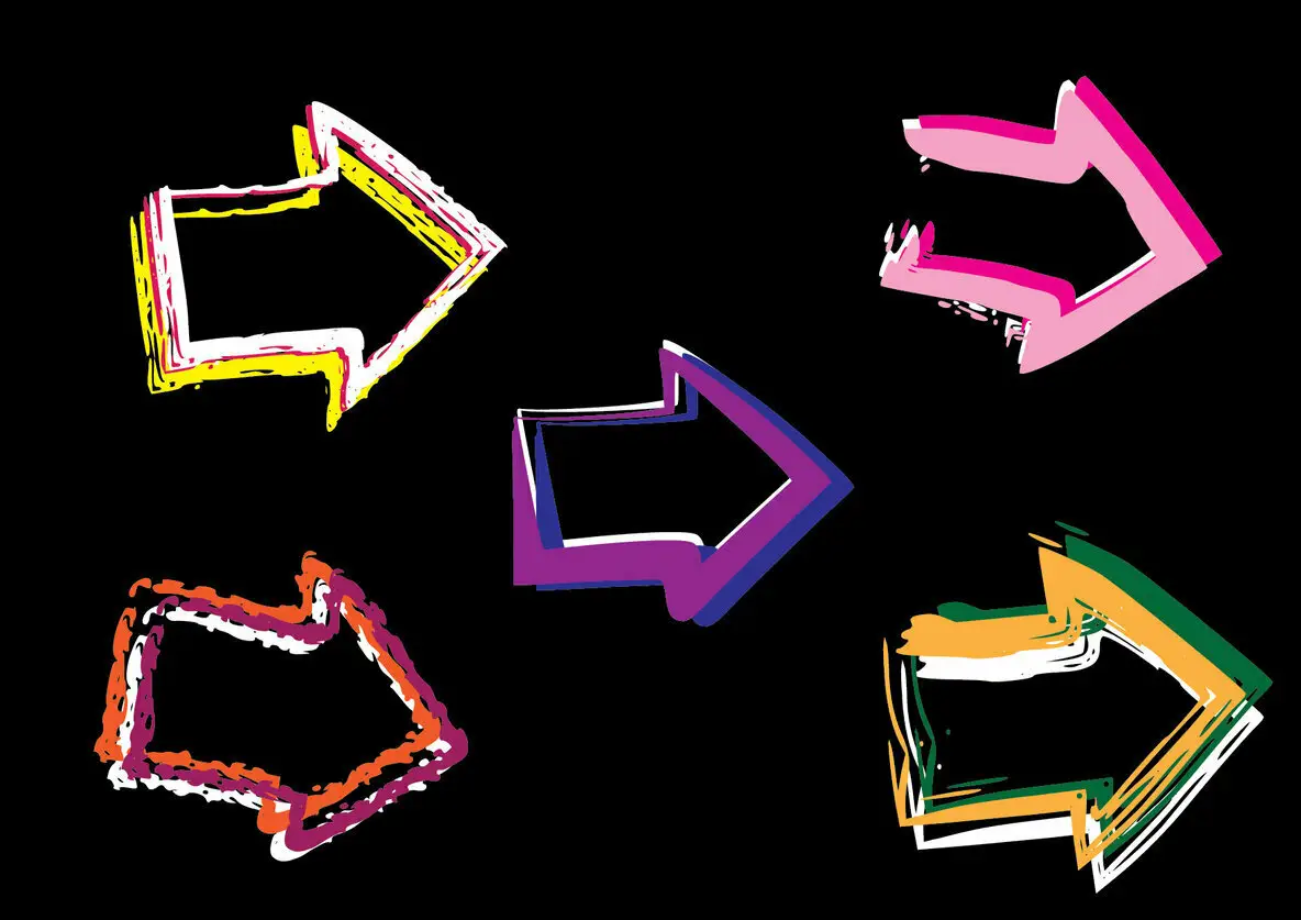 Bm Graphics Big Arrows Font Fontpath