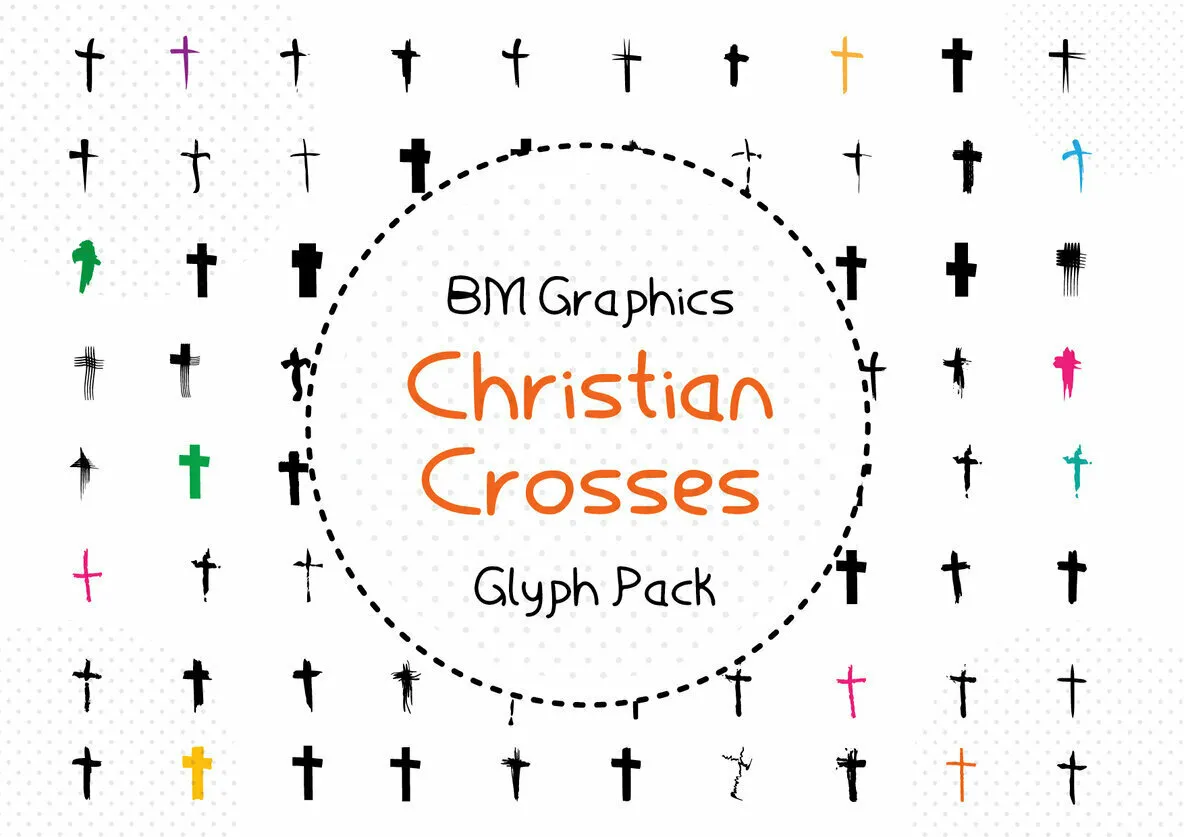 BM Graphics - Christian Cross