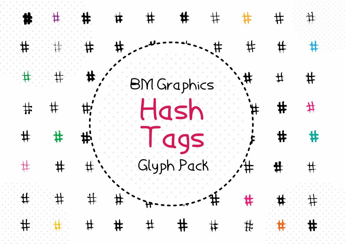 BM Graphics - Hash Tags