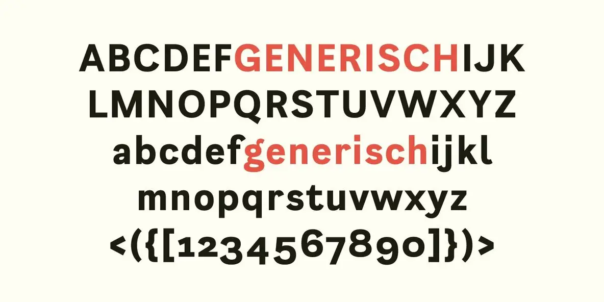 Generisch Generisch Sans Font - FontPath