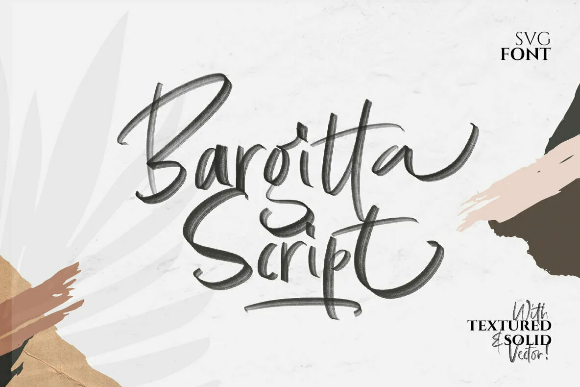 Bargitta Script - SVG Font