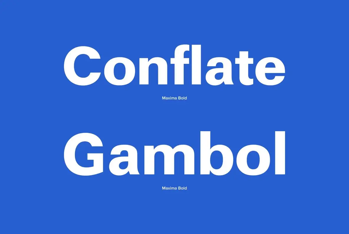 Maxima Bold Maxima Font - YouWorkForThem