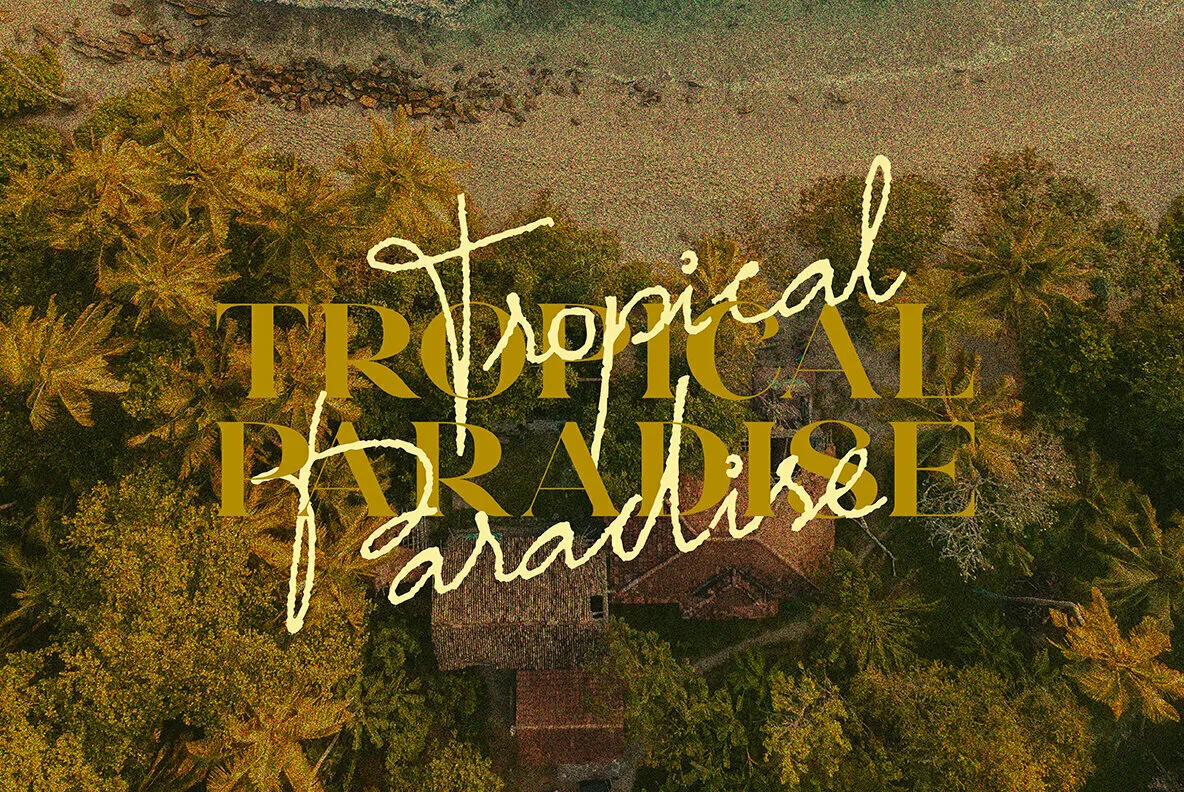 Tropical Paradise - Font Duo