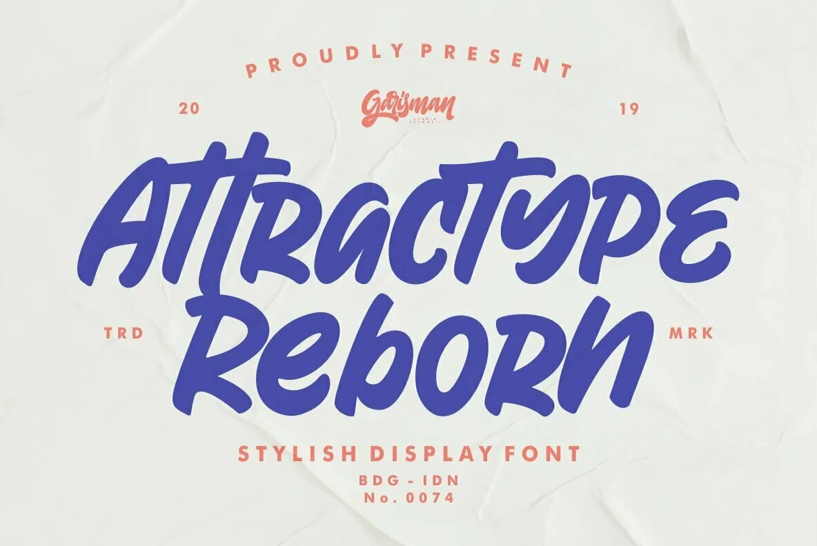 Attractype Reborn Font - YouWorkForThem