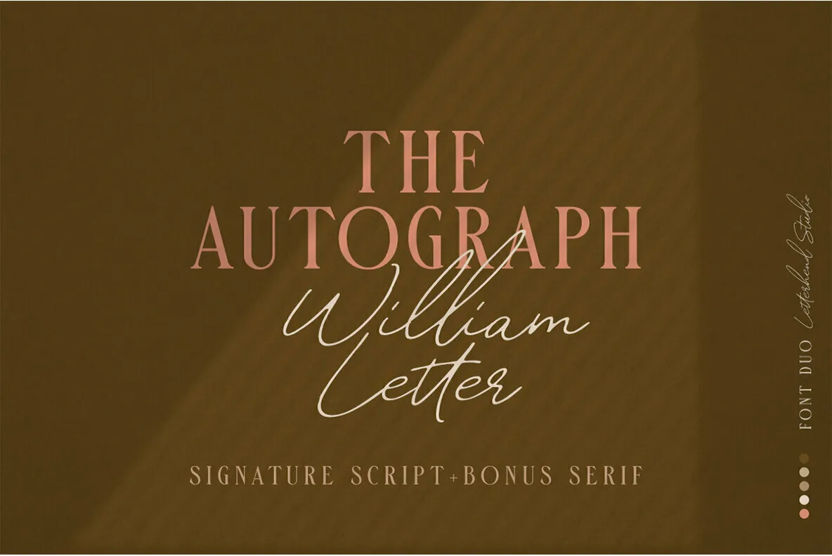 William Letter Font Duo
