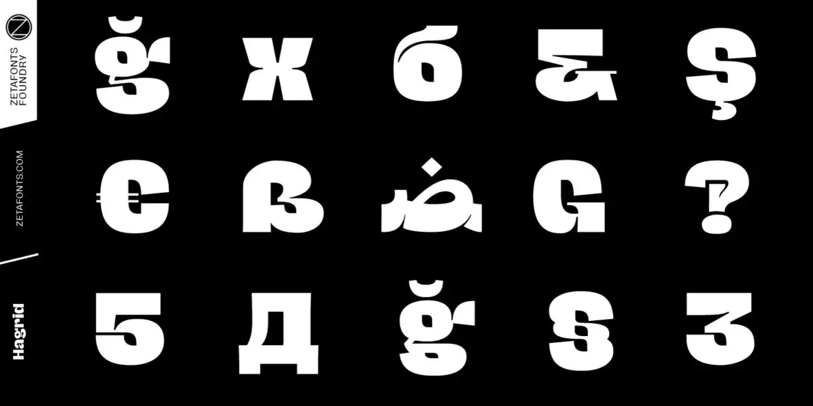 Hagrid Font YouWorkForThem