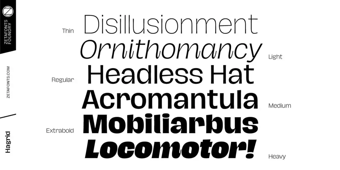 Hagrid Font YouWorkForThem