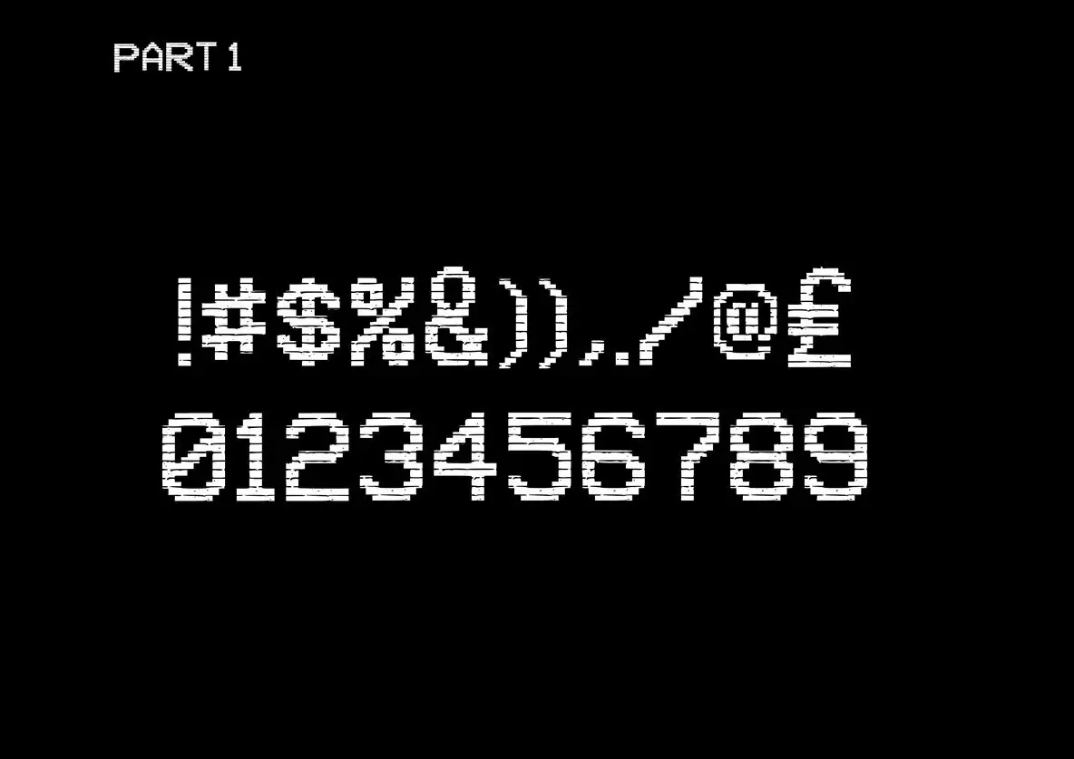 VHS Glitch 1 Font YouWorkForThem
