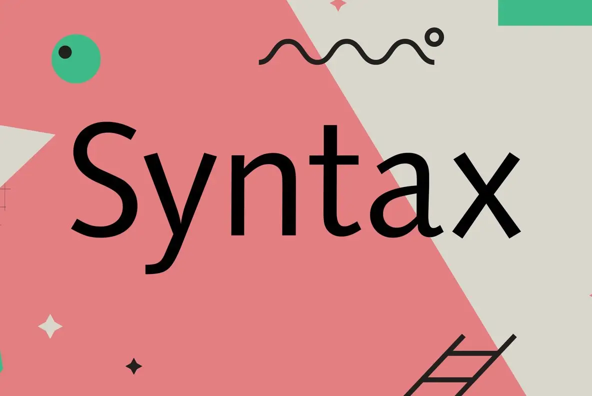 Syntax