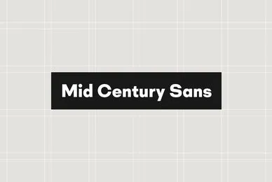 Mid Century Sans
