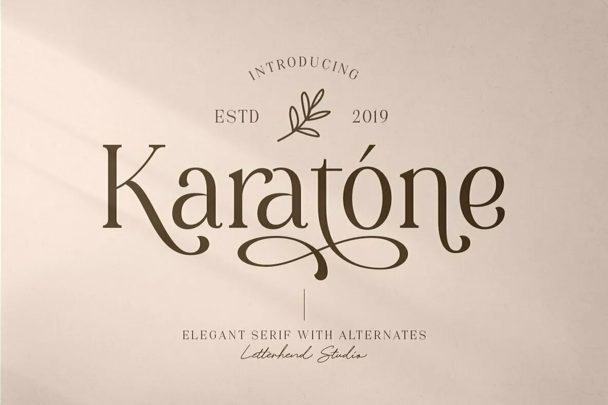 Karatone Font - YouWorkForThem