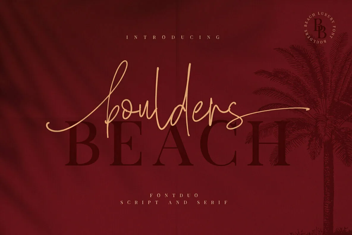 Boulders Beach Font Duo