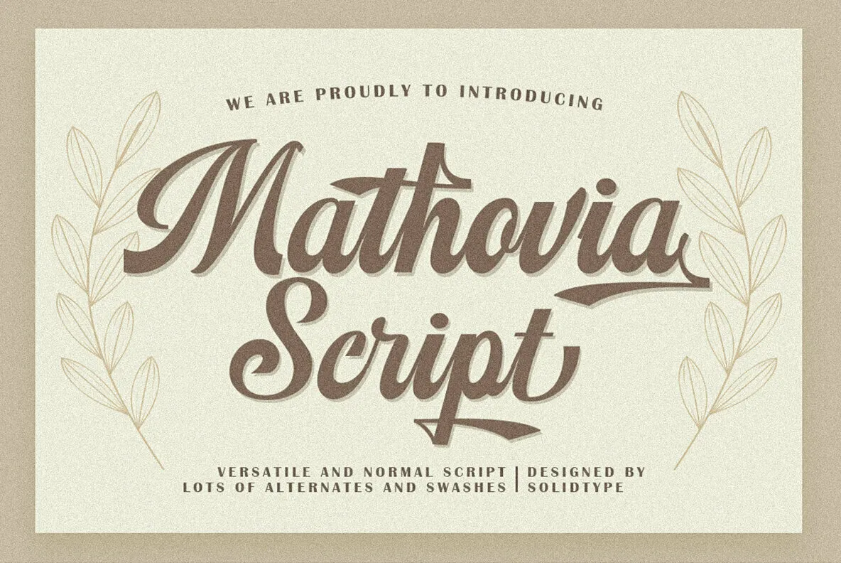 Mathovia Script