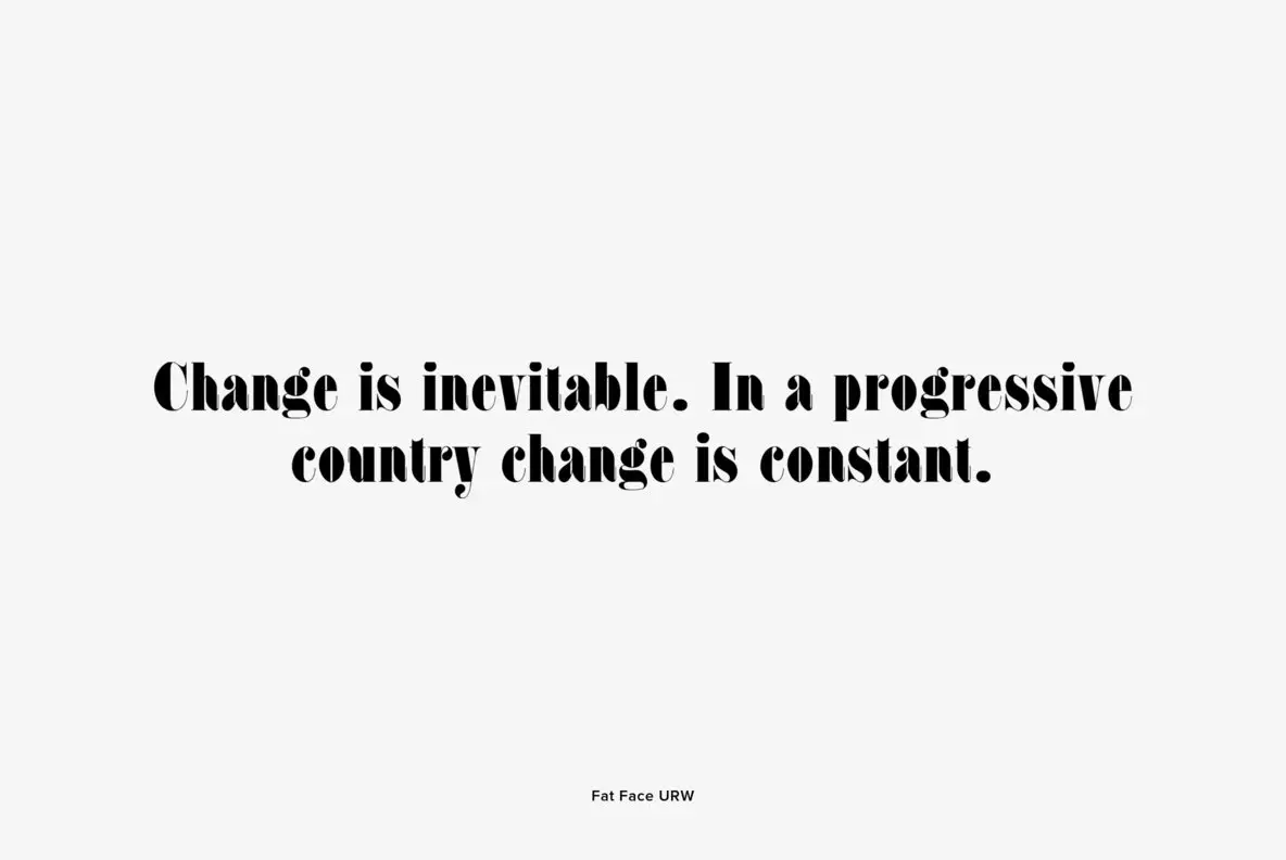 Fat Face Font YouWorkForThem