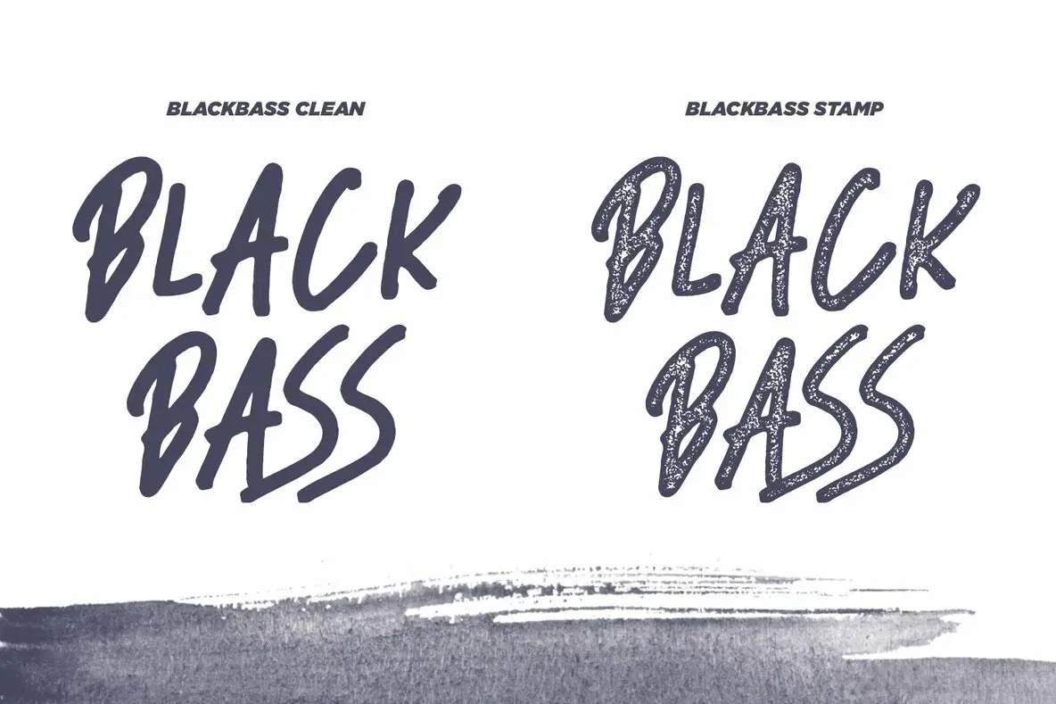 Bas Font Black Bass Font - FontPath