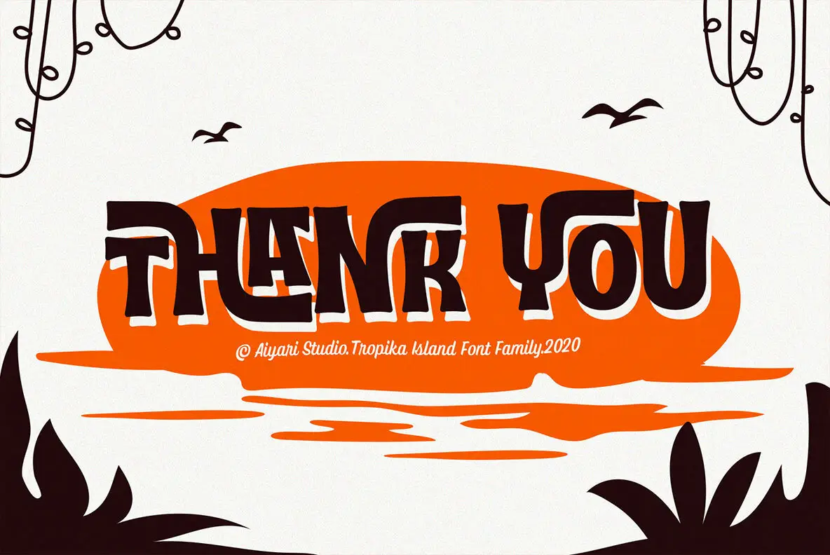 Trapika Script Tropika Island Font - FontPath