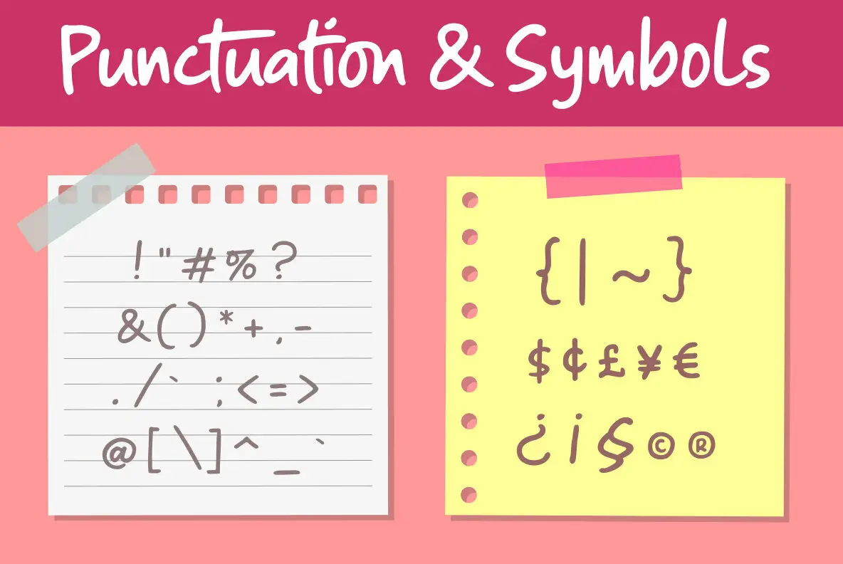 Sticky Notes Font - YouWorkForThem