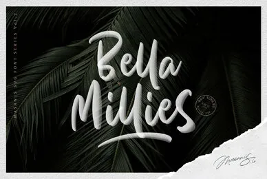 Bella Millies SVG Font