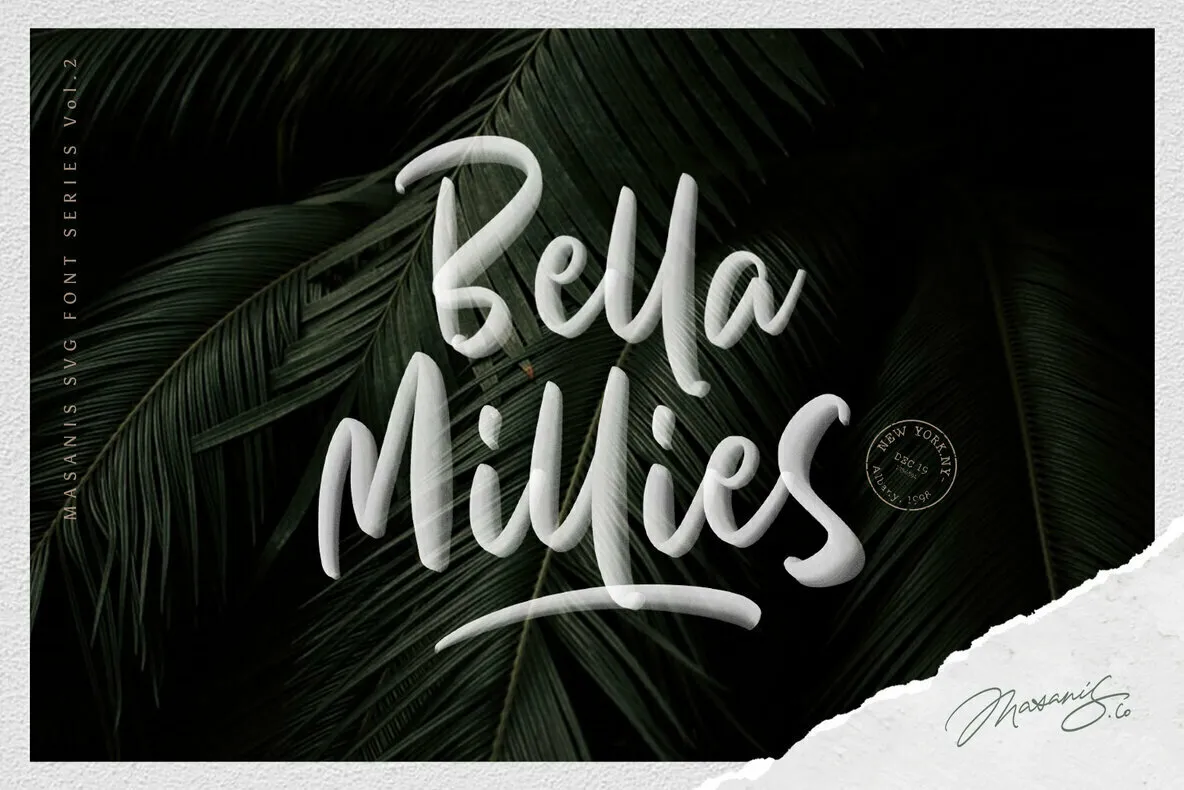 Bella Millies SVG Font