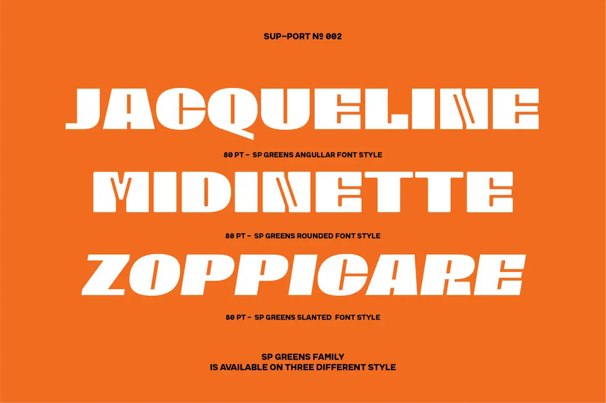 SP Greens Font - FontPath