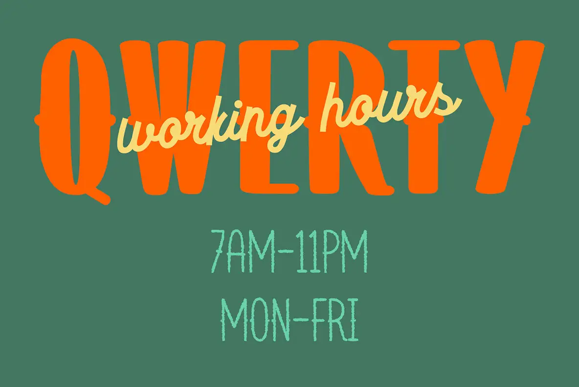 Baker ST Font YouWorkForThem