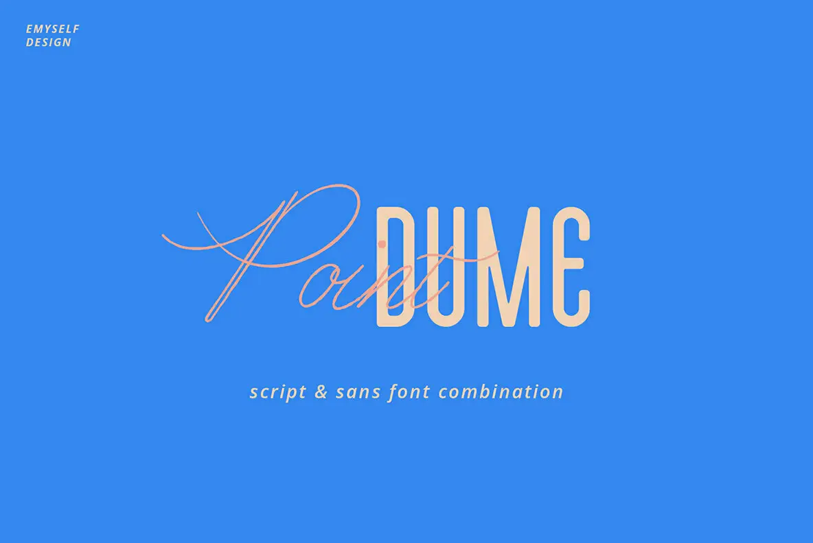 Point Dume Font Duo