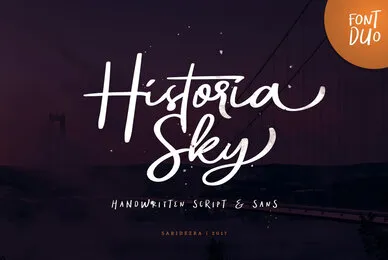 Historia Sky Font Duo
