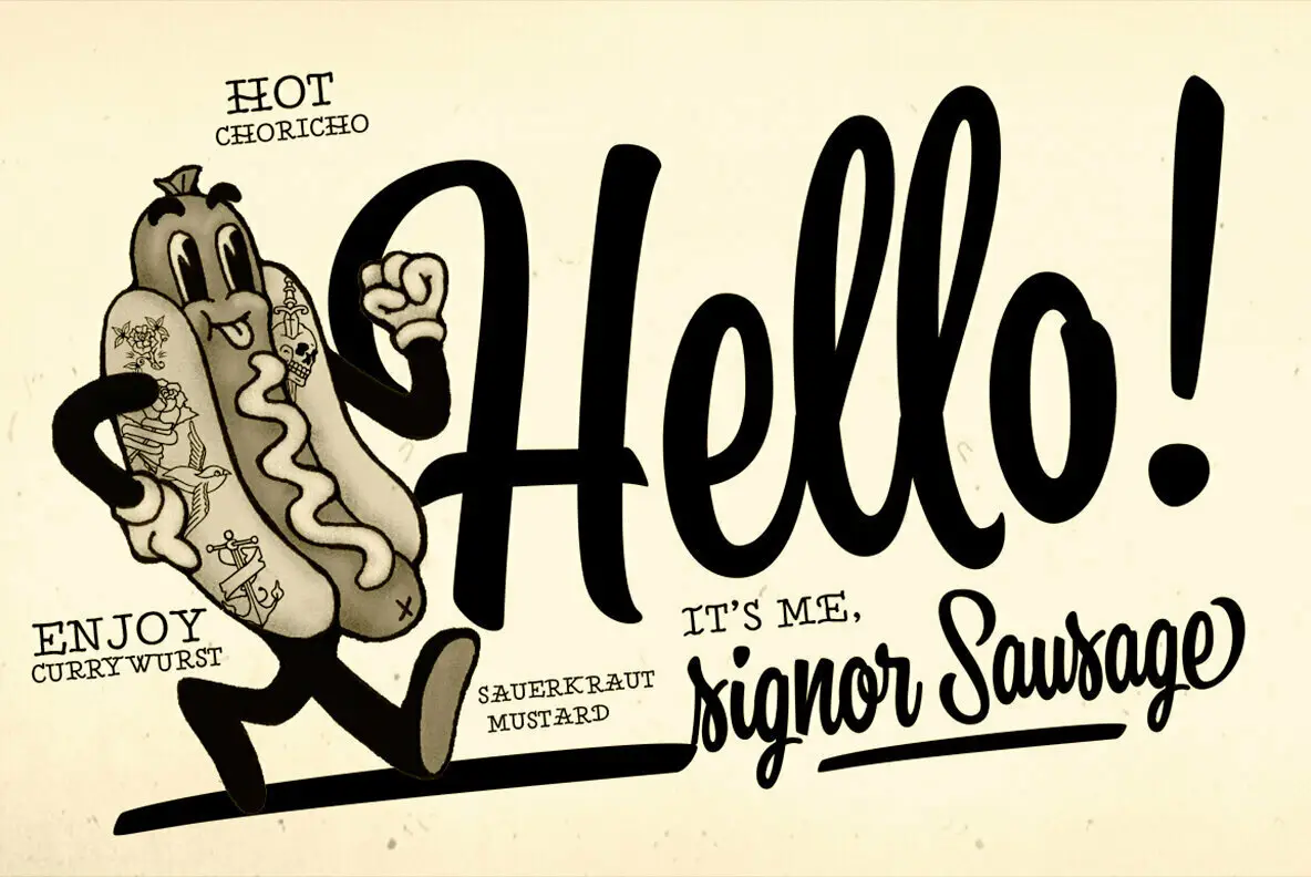 Kitchen Font - FontPath