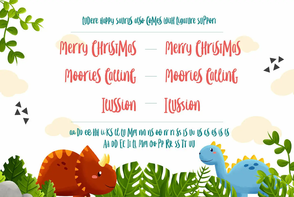 LD Happy Saurus Font - Fontpath