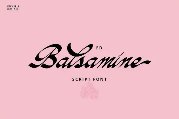 ED Balsamine Font