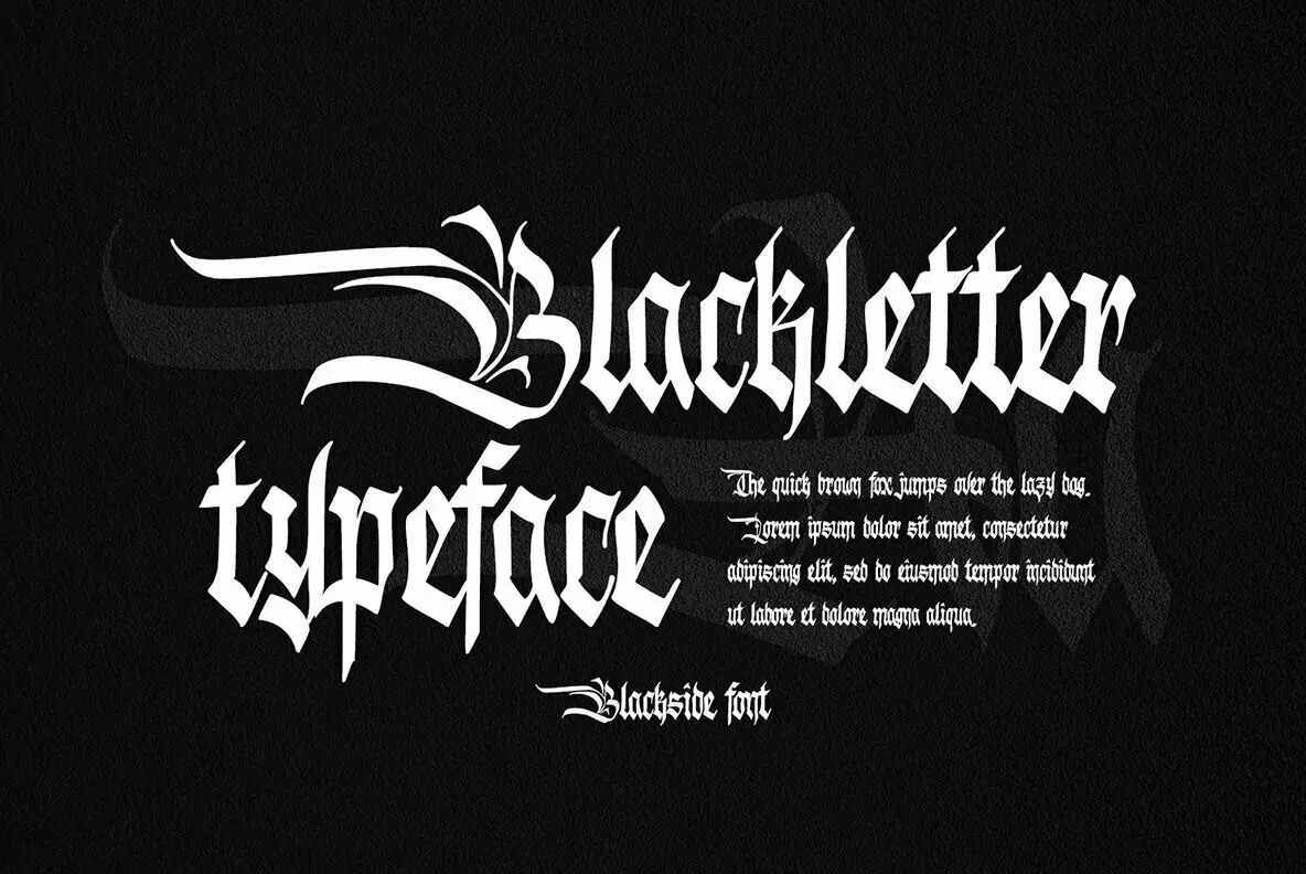 Blackside Font - YouWorkForThem