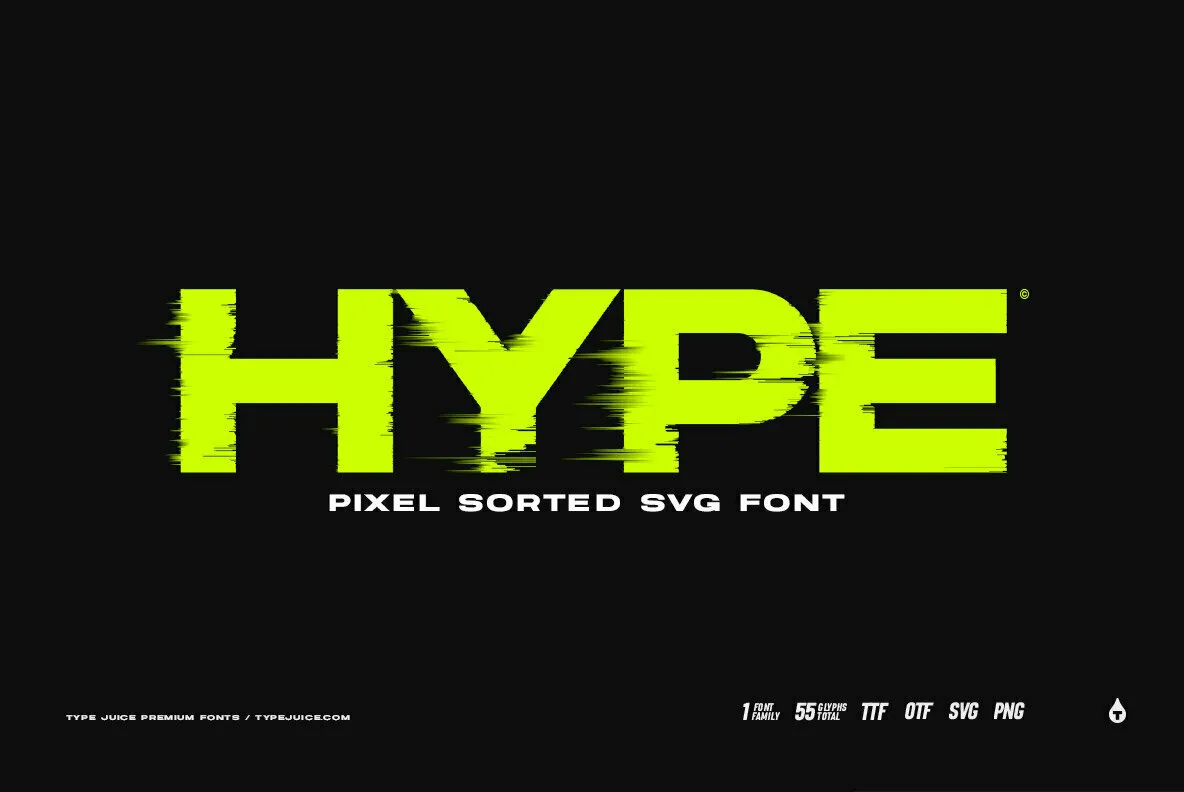 Hype SVG Font