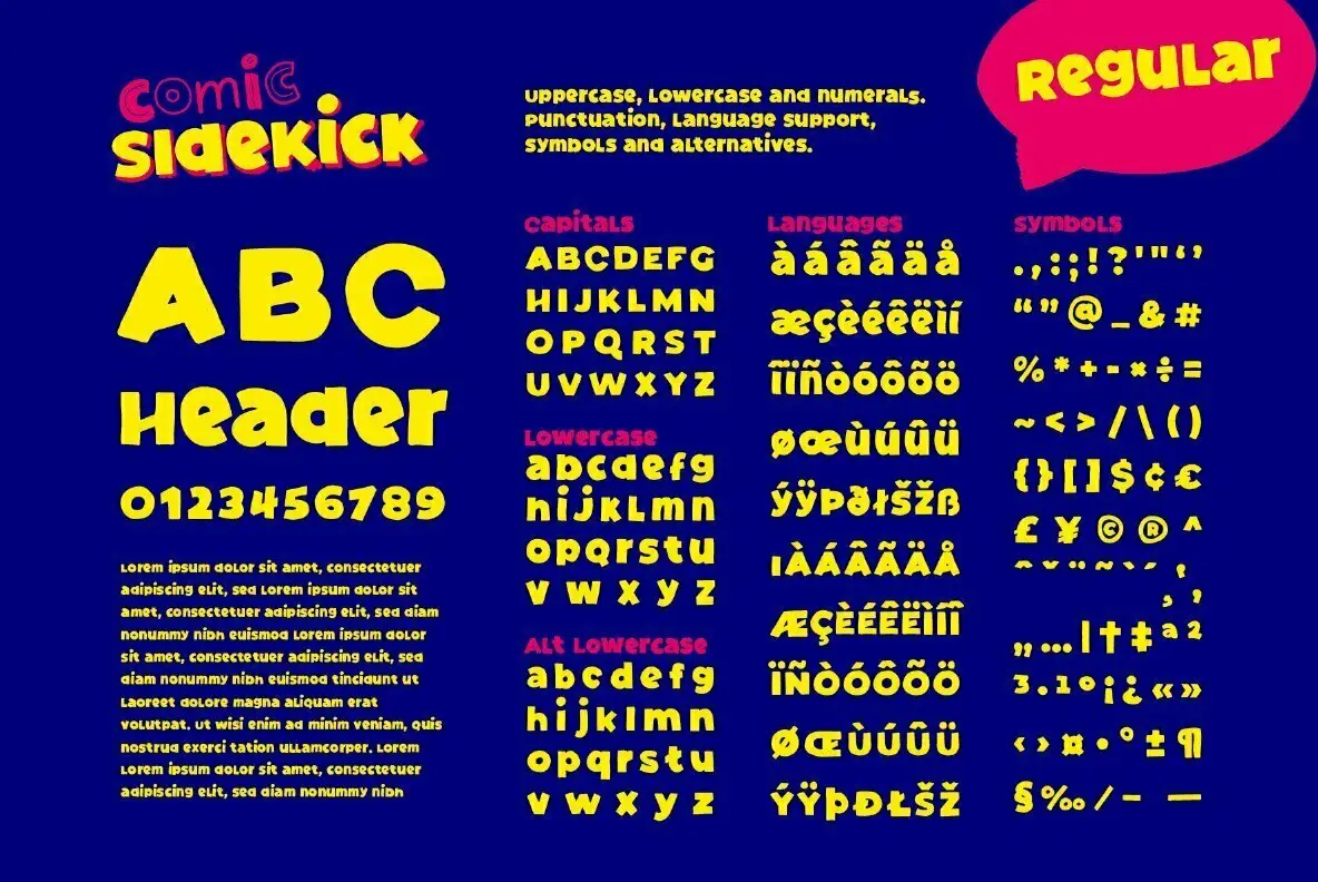 Comic Sidekick Font - FontPath