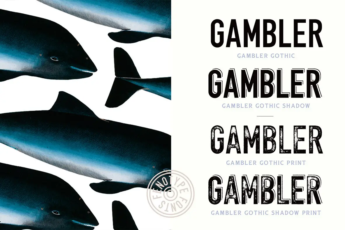 Gambler Font - YouWorkForThem