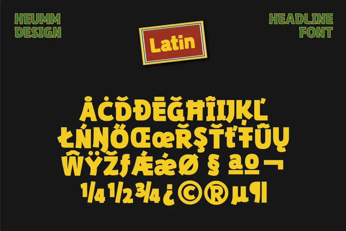 HU Ketchup Font YouWorkForThem