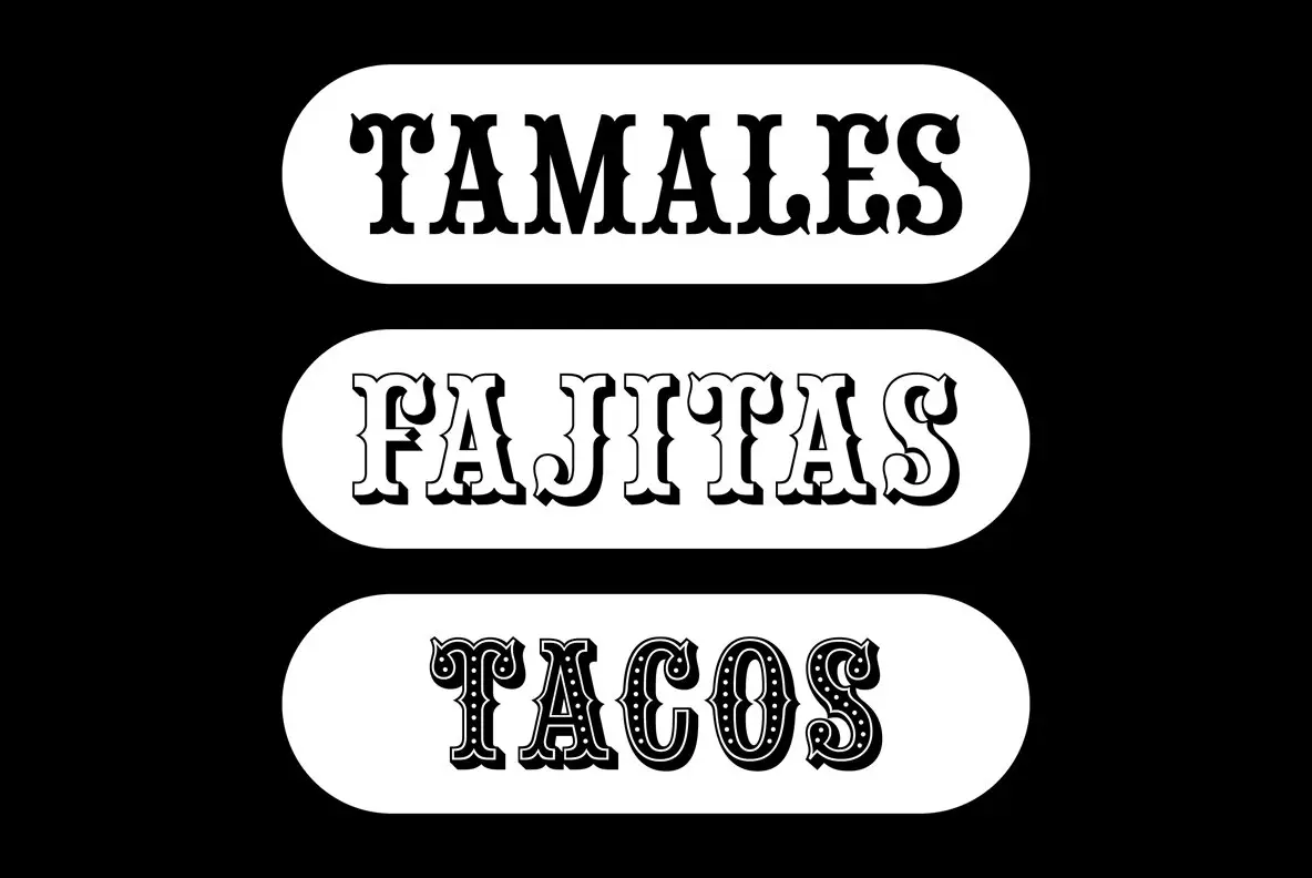 Tex Mex Font - YouWorkForThem