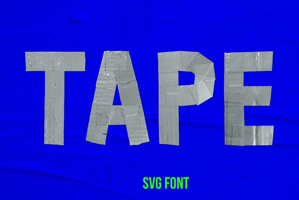 Tape Black Font - Handmadefont  Typography alphabet, Texture graphic  design, Graphic design fonts