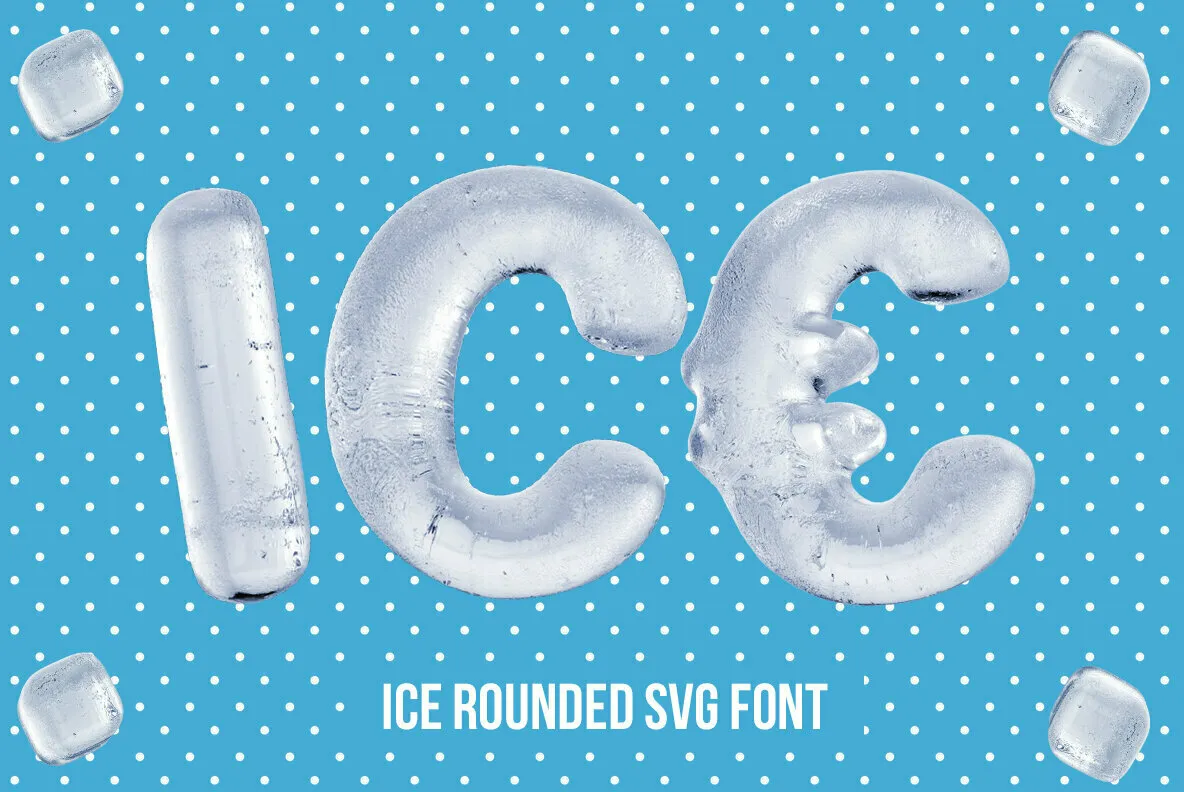 Ice Rounded SVG Font