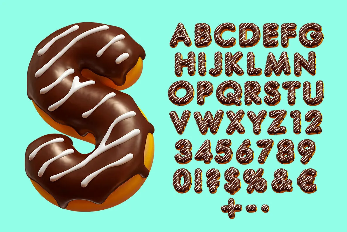 Profiterole SVG Font - YouWorkForThem