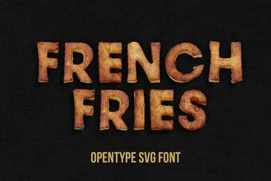 Fried Potatoes SVG Font
