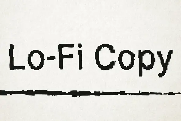 LoFi Copy Font