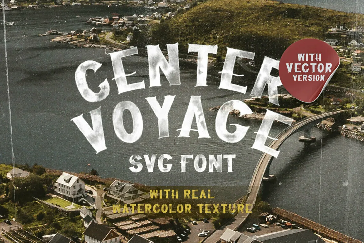 Center Voyage - SVG Font